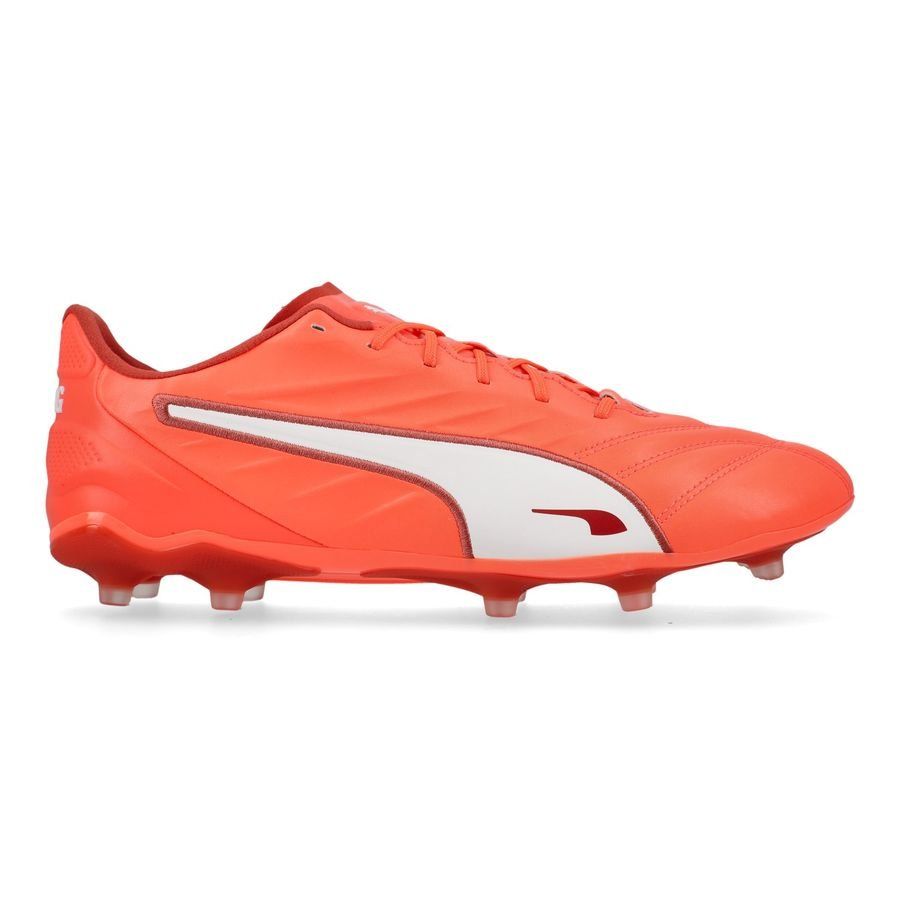 PUMA King Pro FG/AG Unlimited - Glowing Red/Blanc/Red Fire
