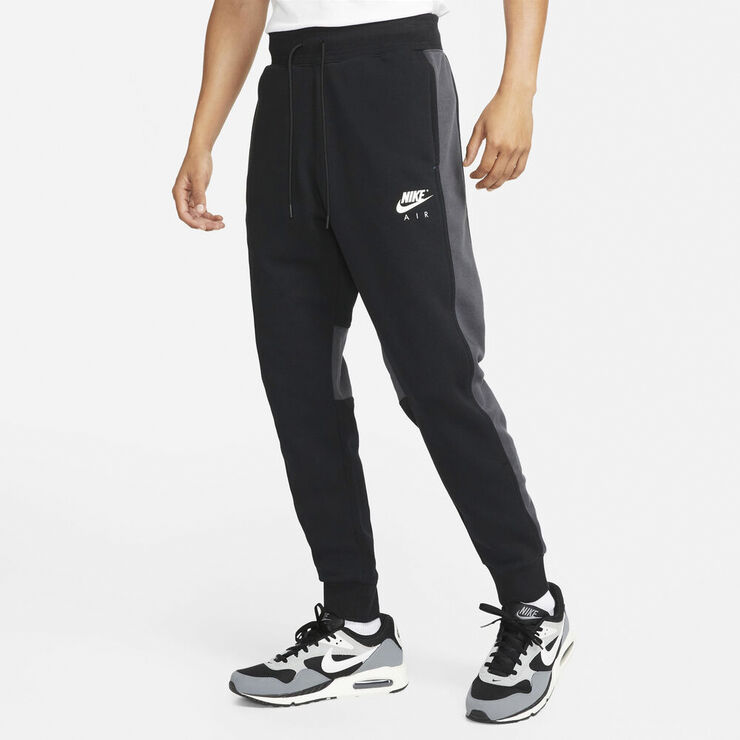 Nike Air Brushed Back Fleece Joggingbukser Sort