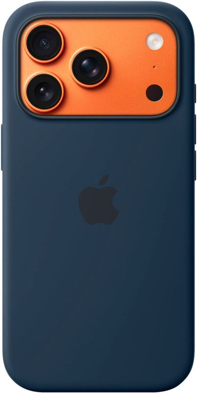 Apple - Silicone Case - Blauw - Smartphonehoes - Met MagSafe voor iPhone 17 Pro