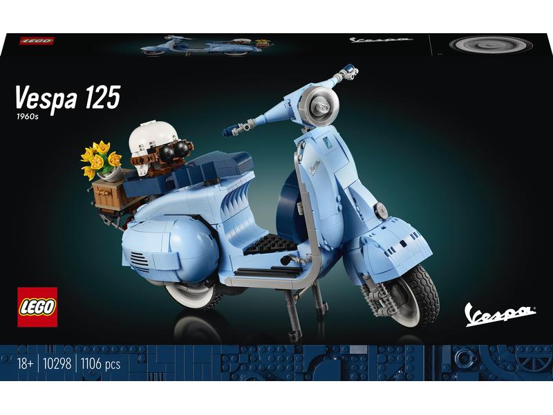 LEGO® Icons Vespa 125 10298 Die eigene Version des legendären Motorrollers zum Bauen und Ausstellen