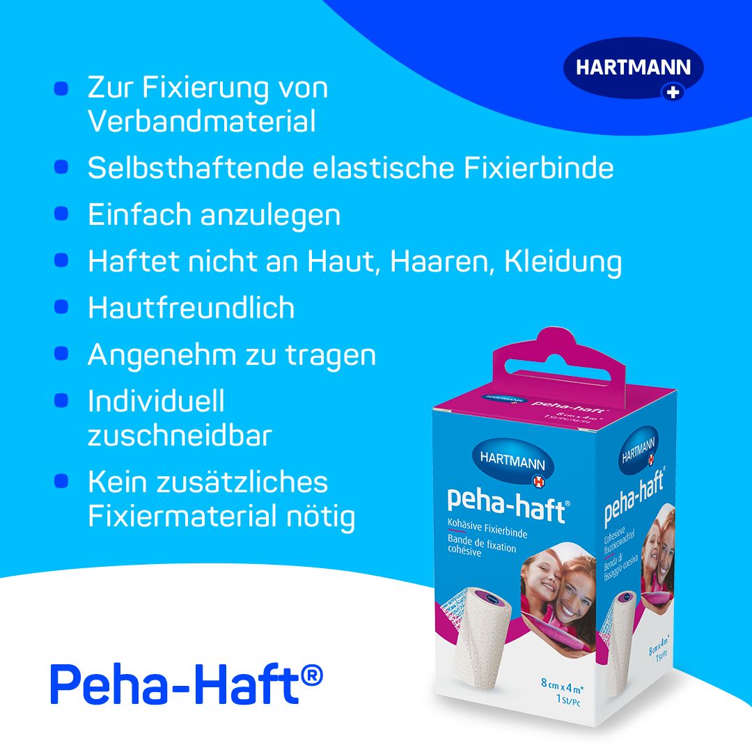 Peha-haft® Fixierbinde latexfrei 8 cm x 4 m