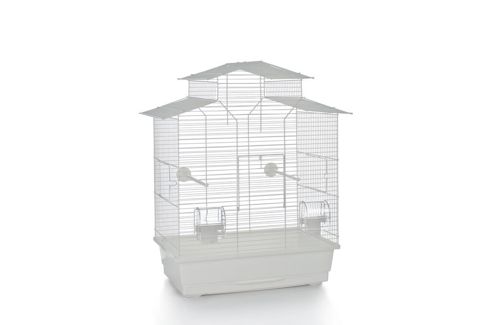 Beeztees Iza 2 Pagode - Vogelkooi - Wit