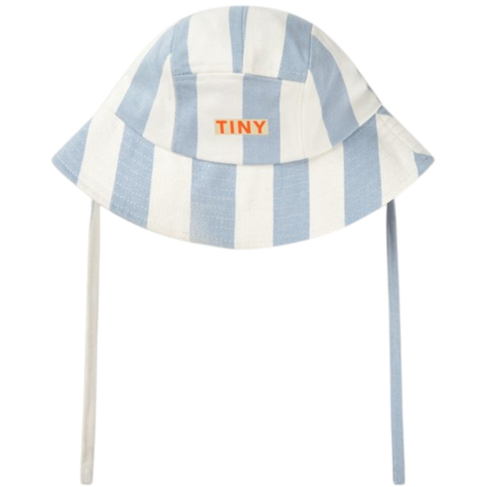 Køb TinyCottons Washed Blue Blue Stripes Bøllehat