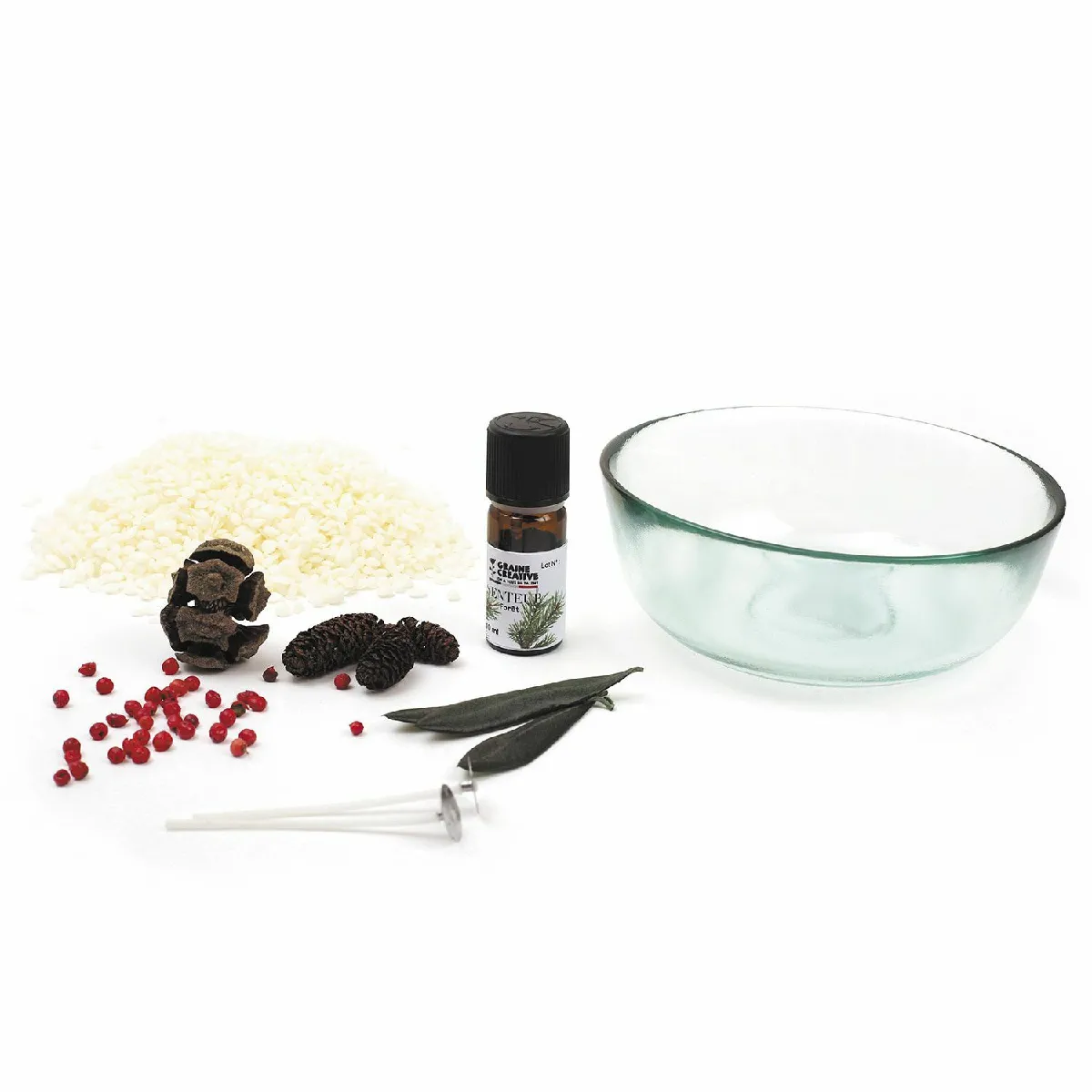 Graines Créatives Coffret Bougie Balade en Forêt