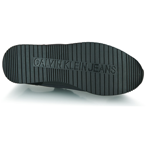 Calvin Klein Jeans - RUNNER SOCK LACEUP NY-LTH W - Noir / Blanc