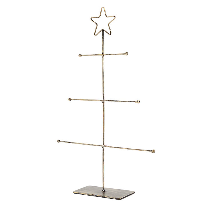 Sapin décoratif de table métallique 49 cm