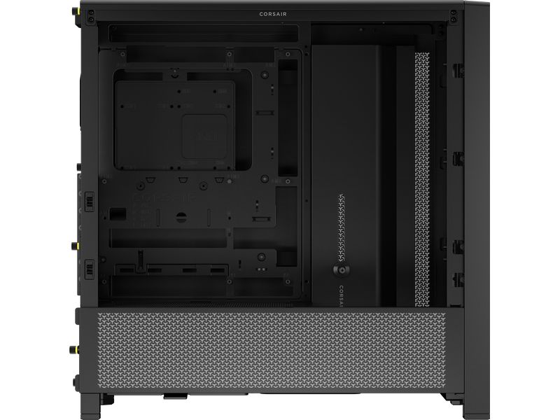 Corsair PC-Gehäuse Frame 4000D Schwarz Midi Tower-Gehäuse mit Seitenfenster