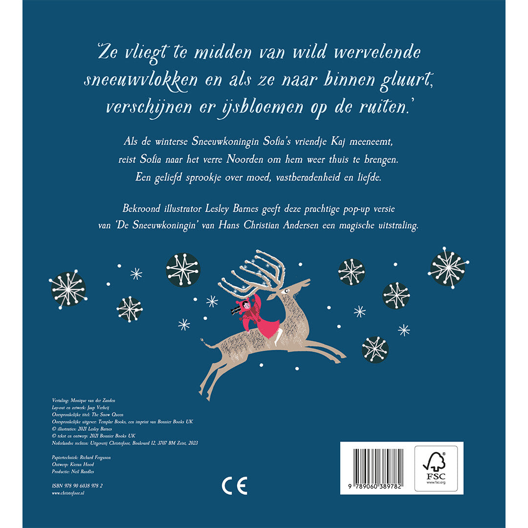 Christofoor pop-up boek de sneeuwkoningin