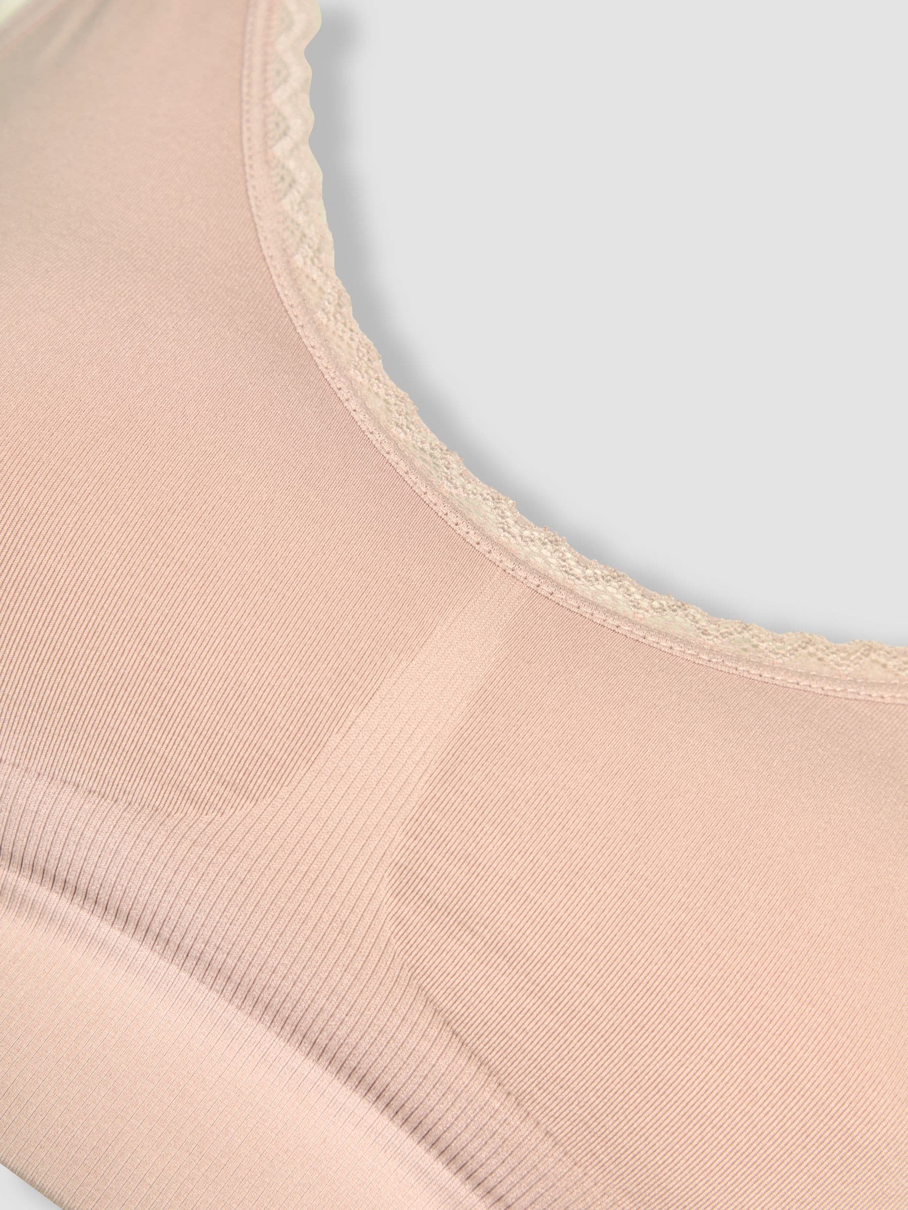 Roze - Emma-Jane Lace Trim Seamless Maternity & Nursing Bra