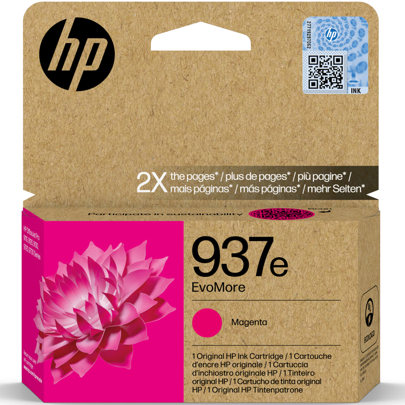 HP 937e EvoMore Tintenpatrone, magenta