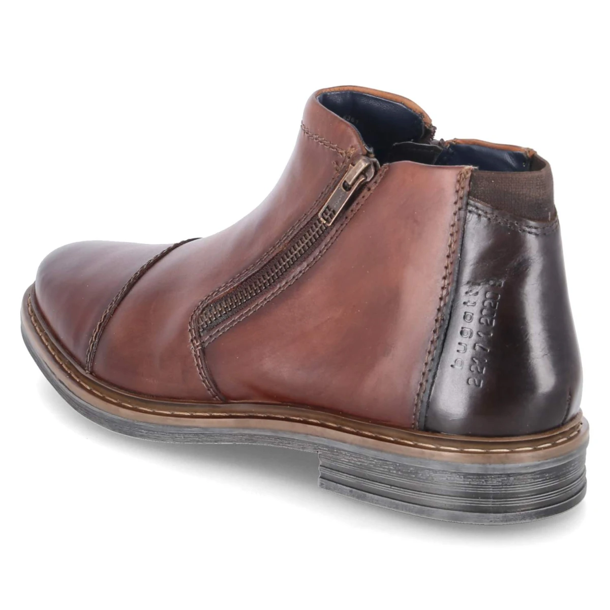 BugattiStiefeletten - cognac / dark brown