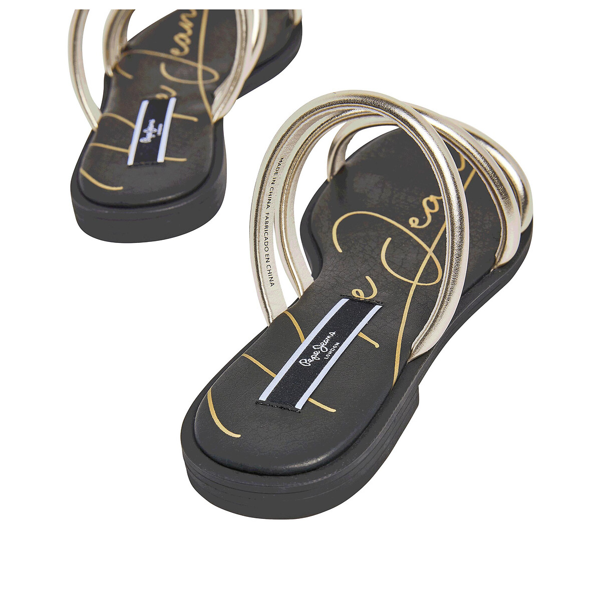 PEPE JEANS<br>Mules Hayes Crystal com tiras