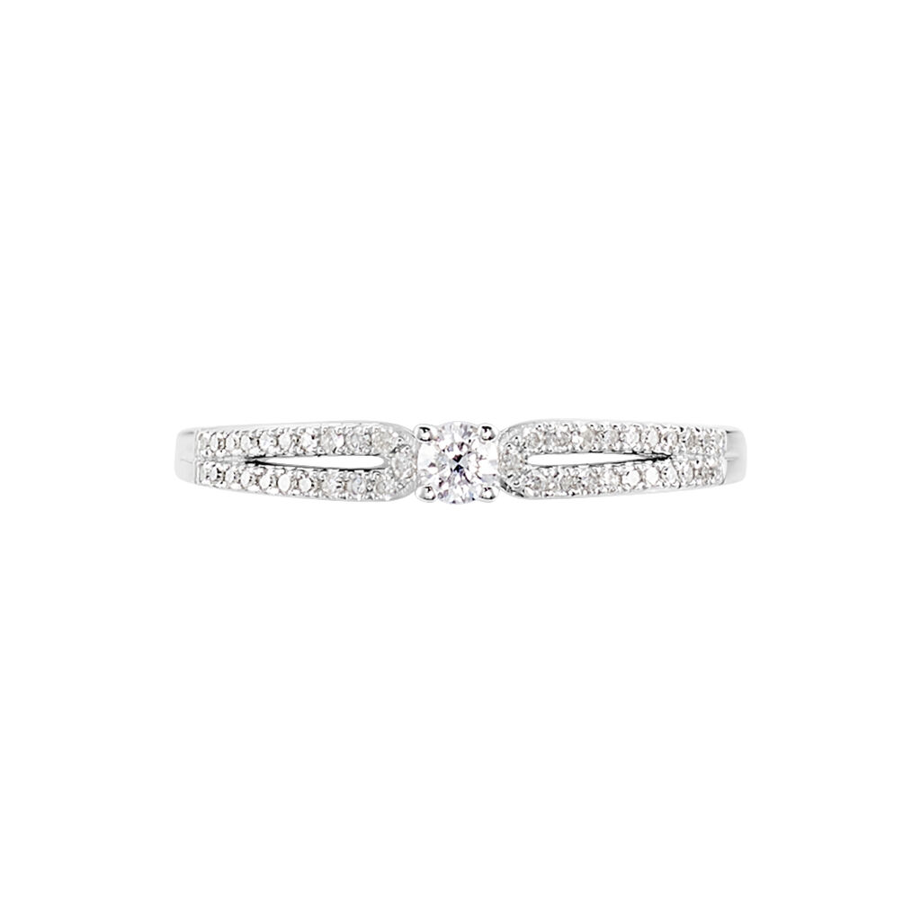 Bague Solitaire Katalina Or Blanc Diamant