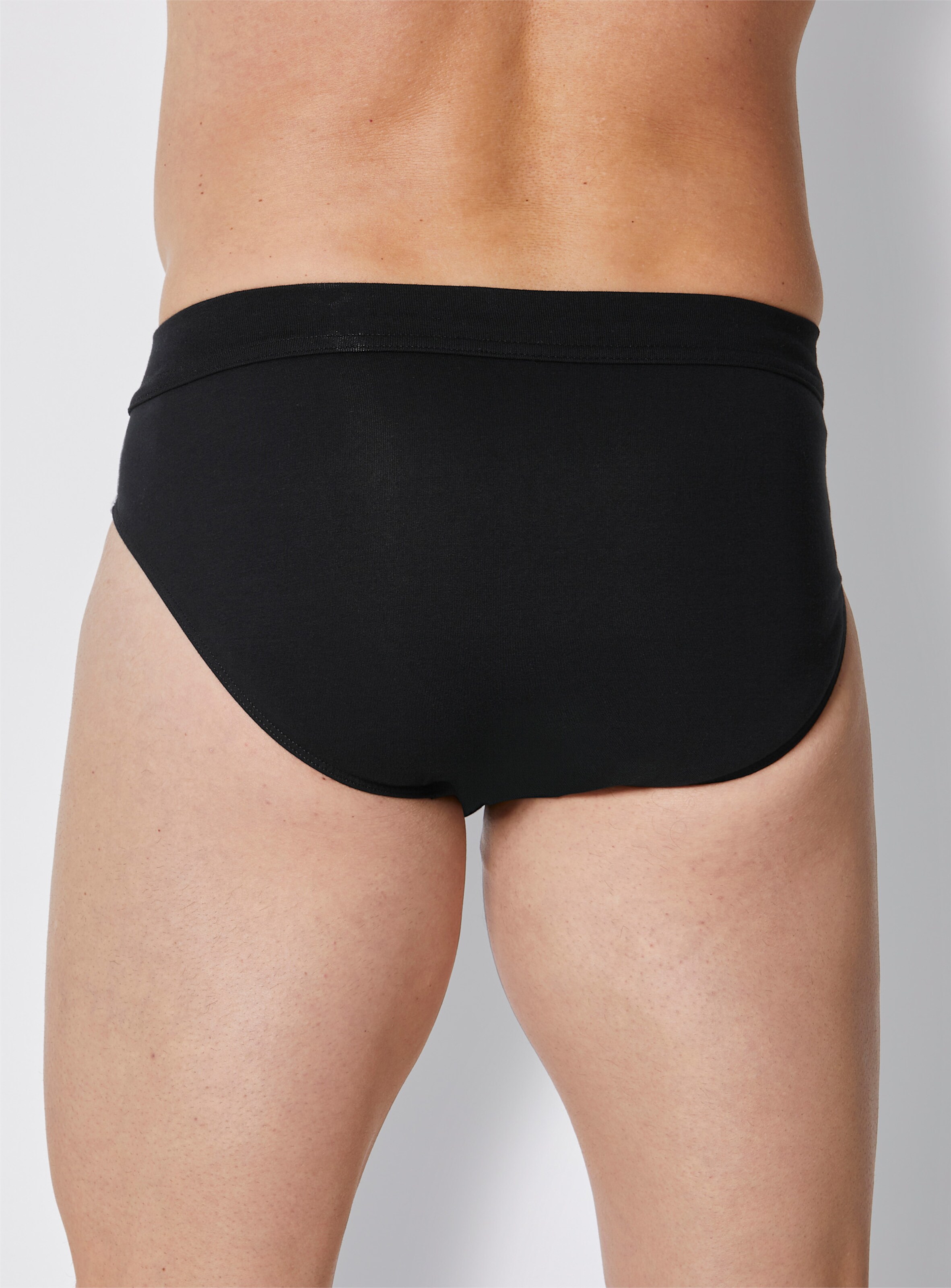 Schiesser Slip in schwarz