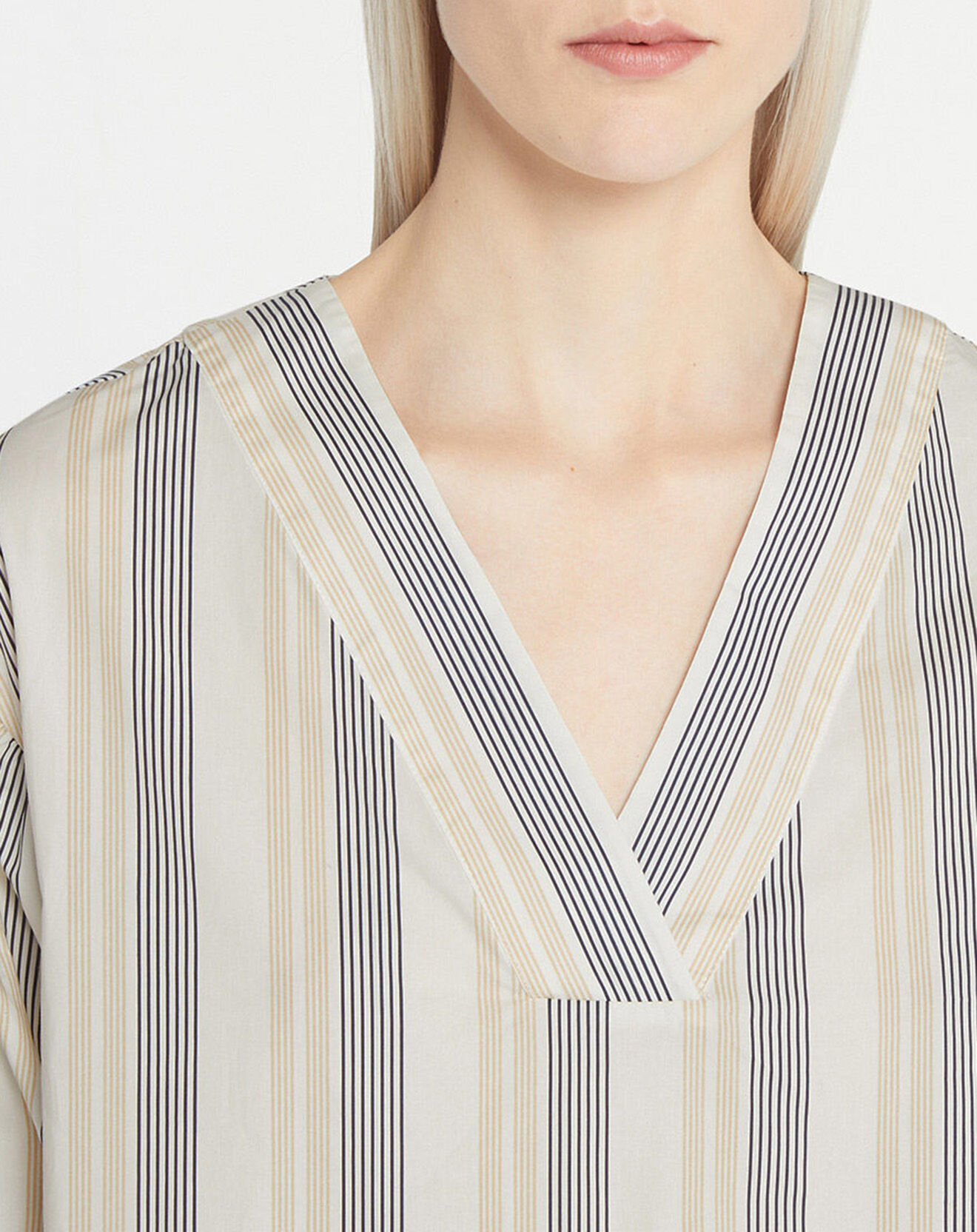Jodhpur Robe Paula à rayures beige