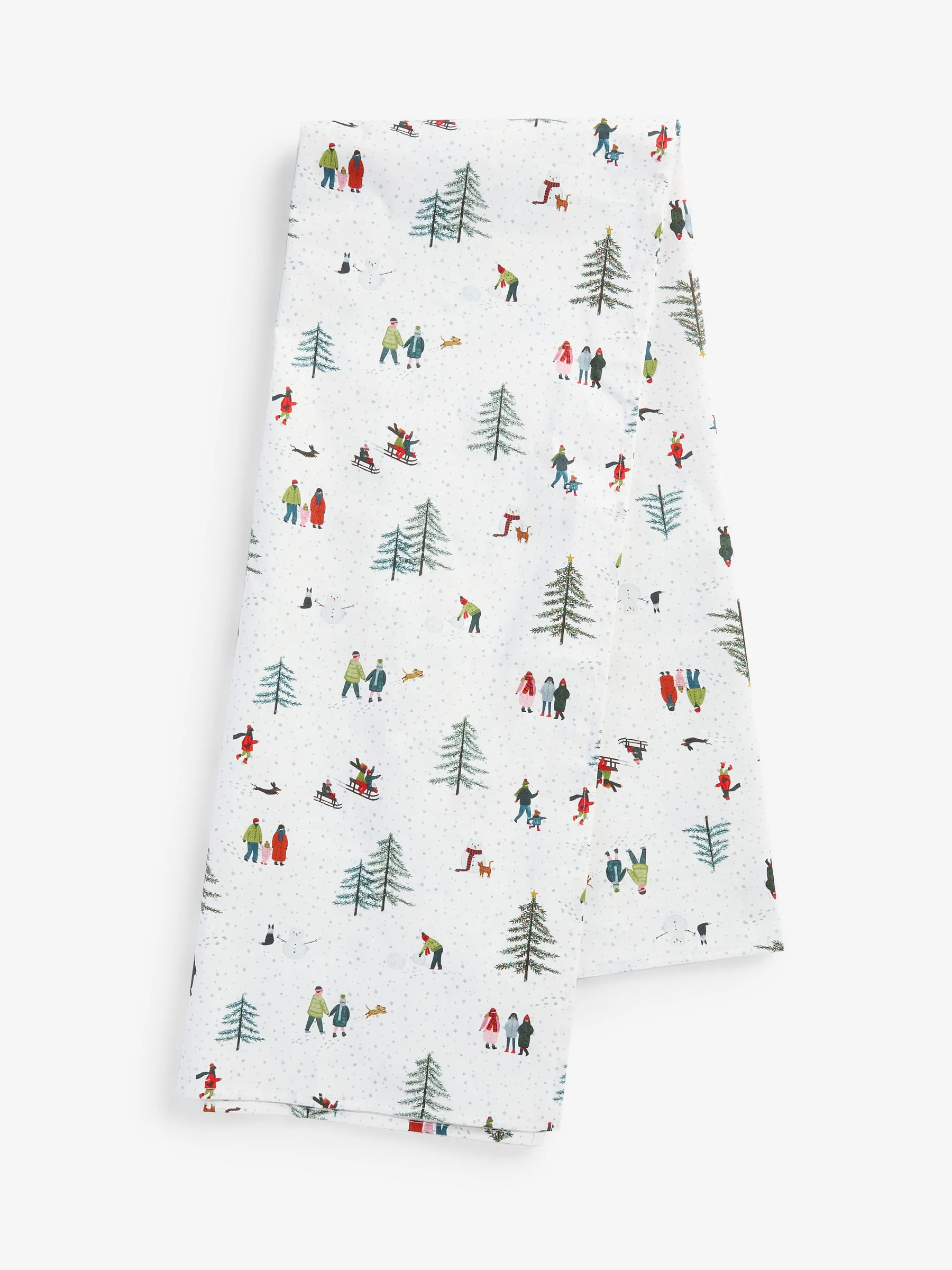 Afneembaar tafelkleed met kerstprint