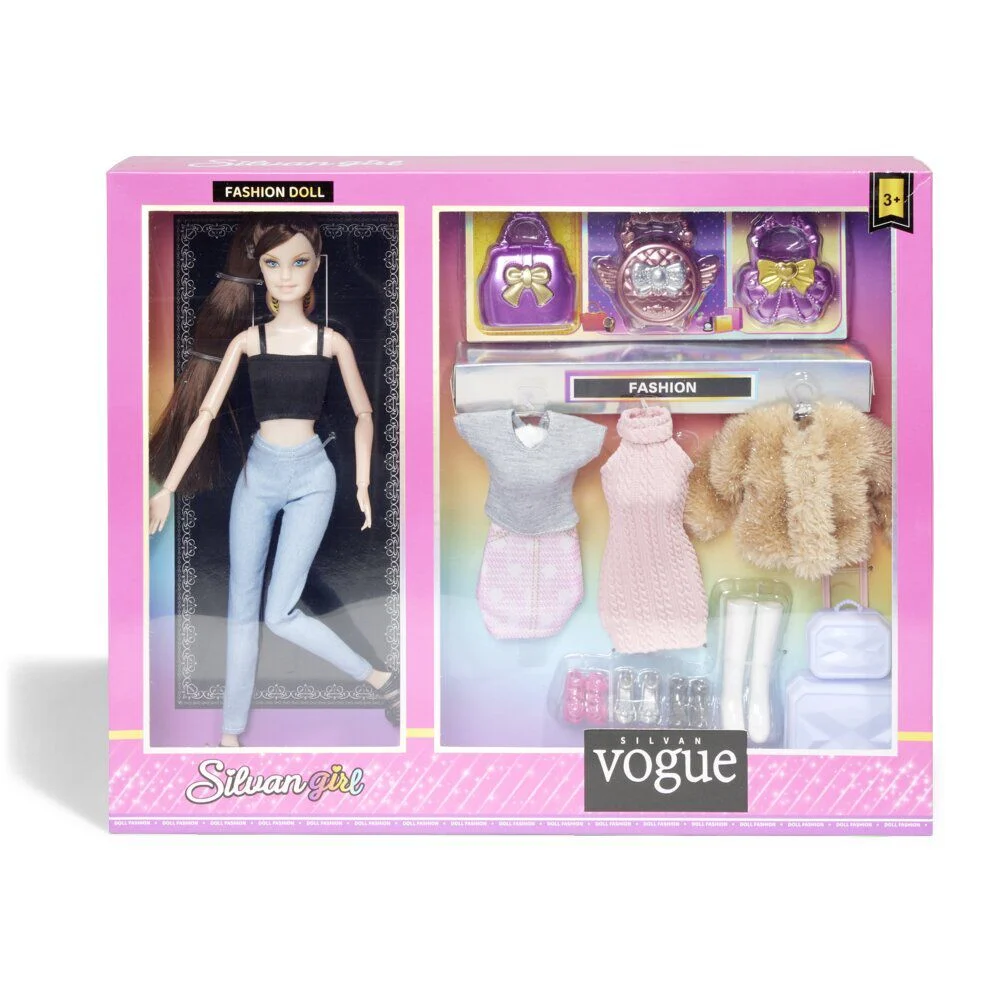 Poupée mannequin avec ses accessoires - 2 modèles