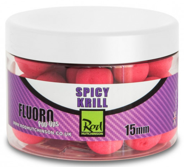 Bouillettes Rod Hutchinson Fluor Pop Ups 15mm (150ml)