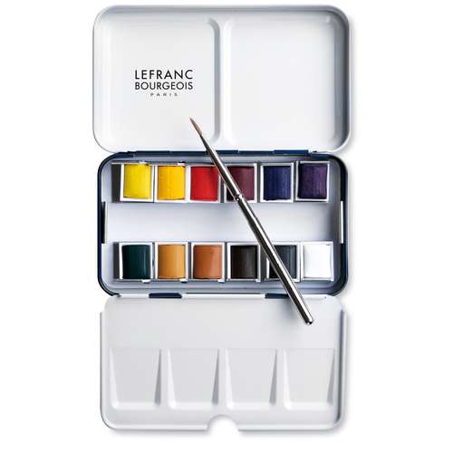 LEFRANC & BOURGEOIS Fine Watercolor-Sets, feine Aquarellfarben