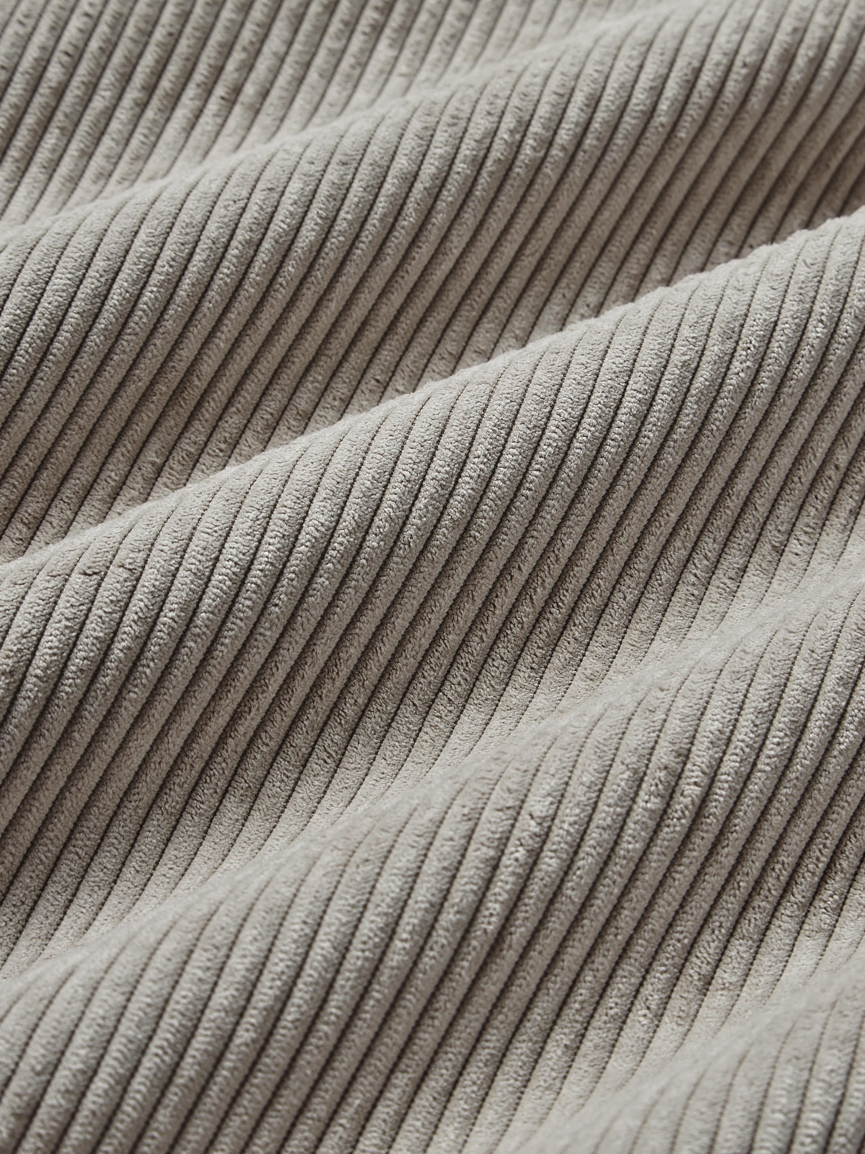 Groot corduroy bankkussen Lennon, 50 x 80 cm