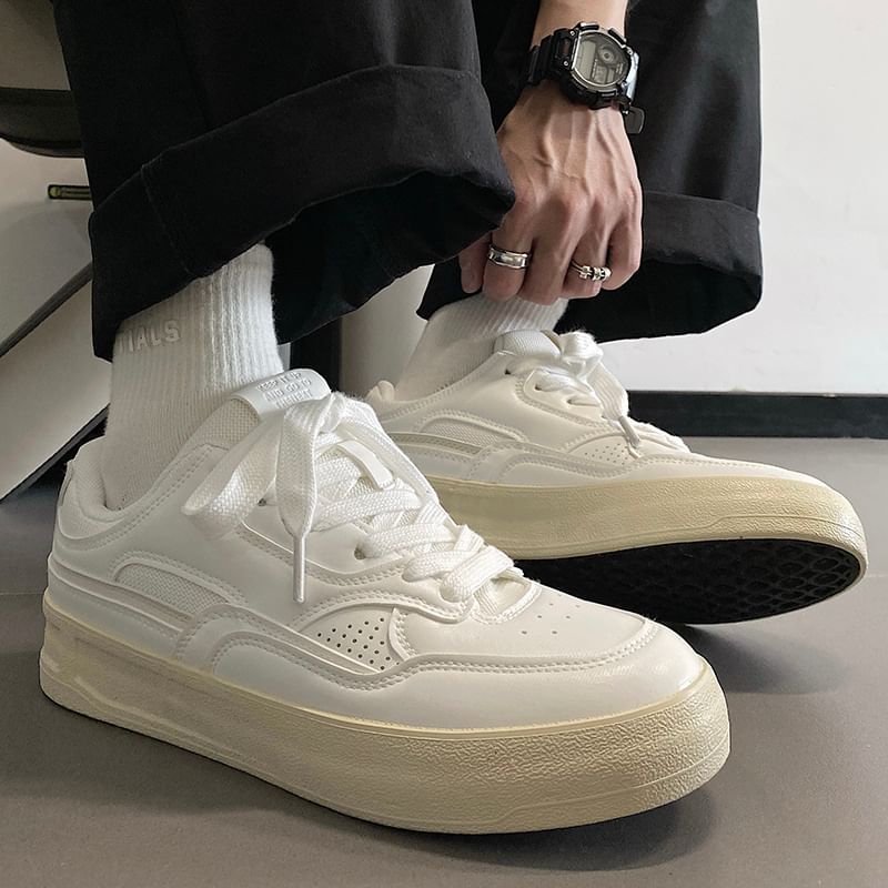 HANO - Platform Paneel Sneakers