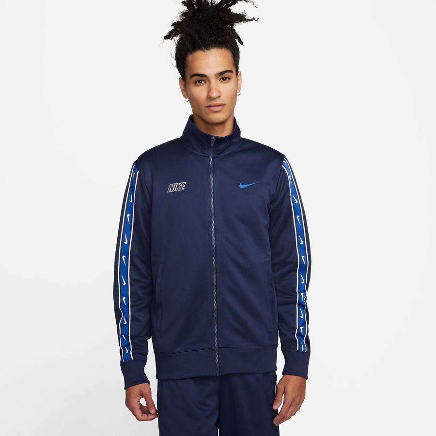 Nike Haut d'Entraînement NSW Repeat - Bleu Marine/Bleu