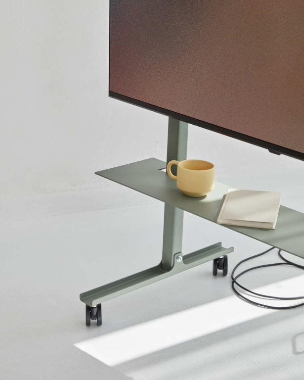 Pedestal Straight Rollin' tv-standaard Mossy Green