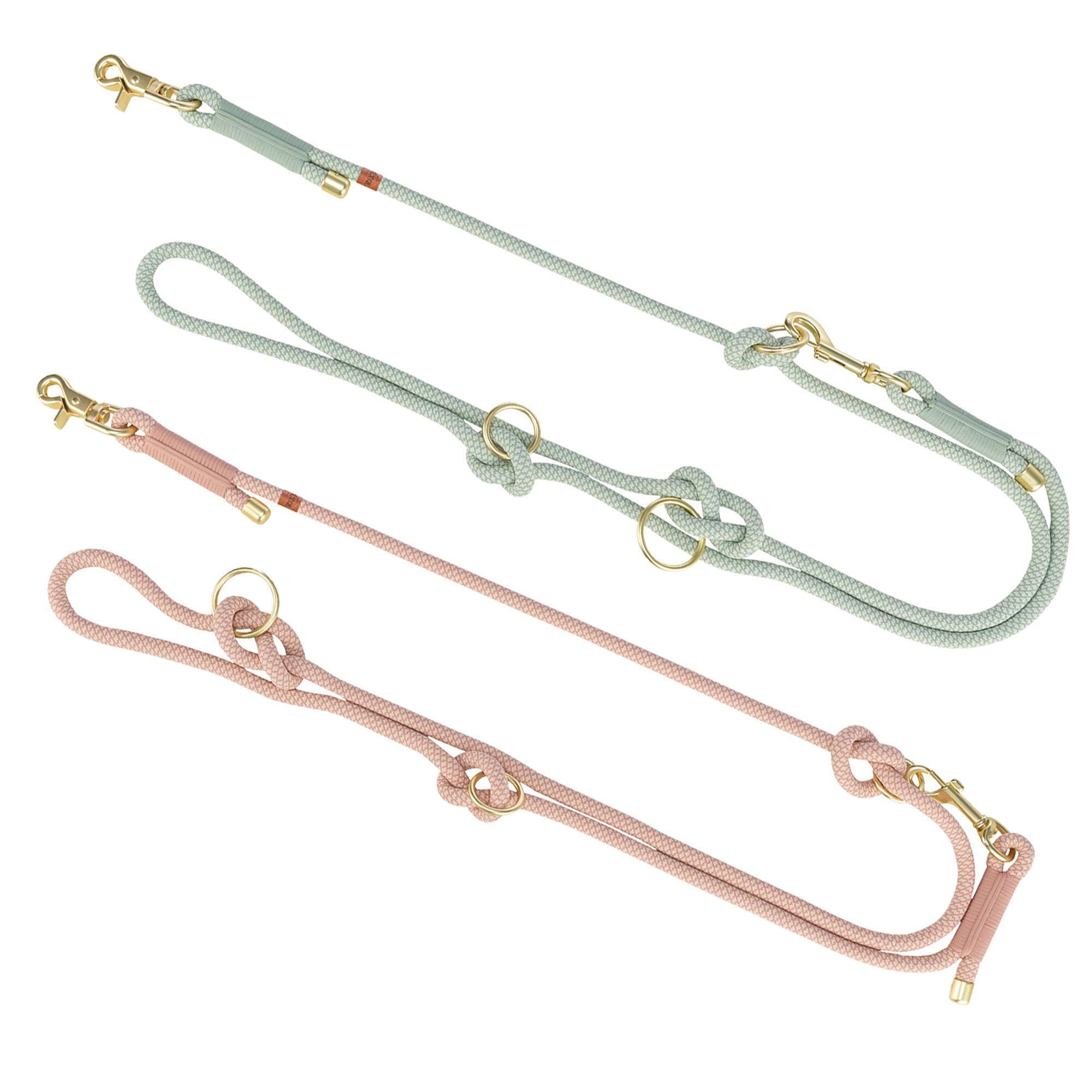 Hundeleine - Soft Rope Verlängerungsleine - 3-fach verstellbar - flexibel - trendig