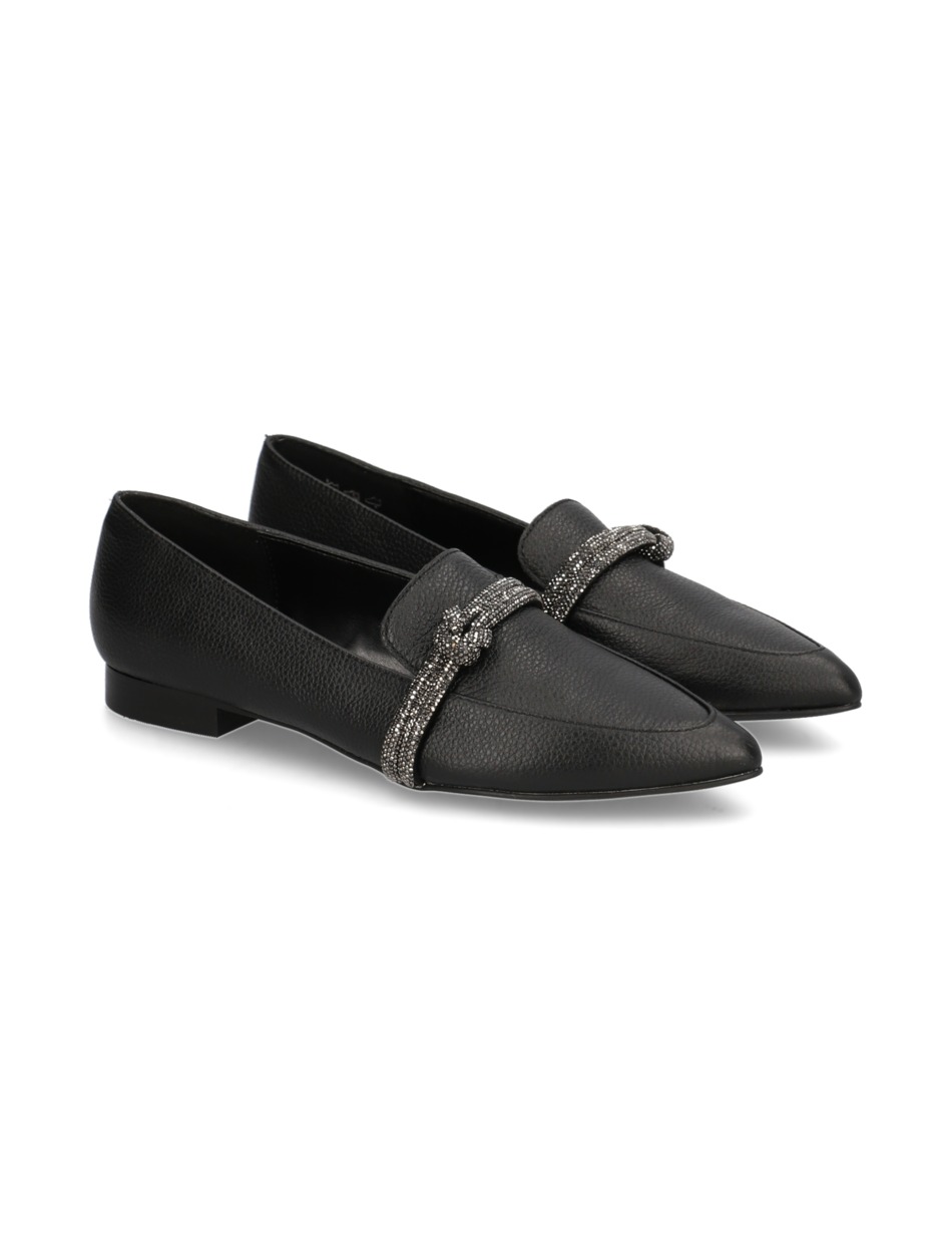 Glattleder Slipper