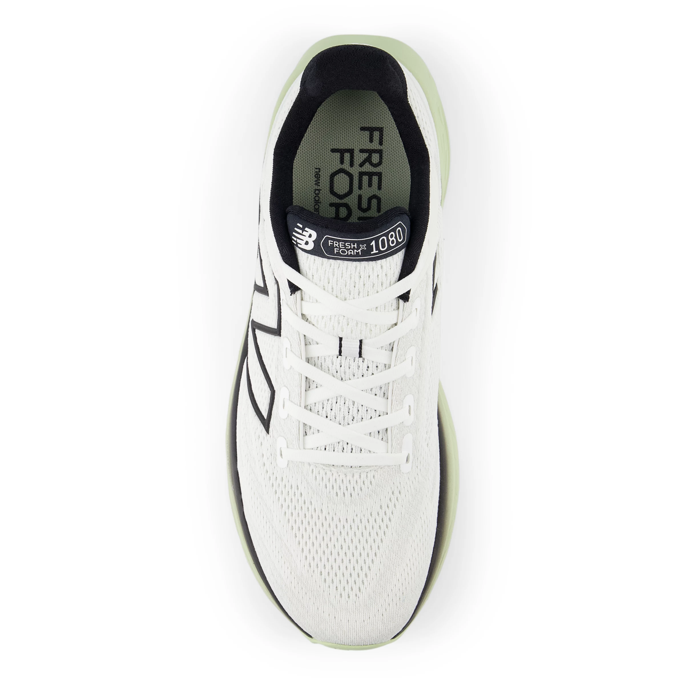 Fresh Foam X 1080v13 White con lichen green