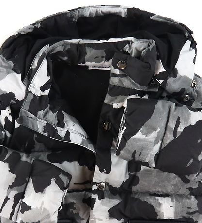 Dolce & Gabbana Daunenjacke - Graue Camouflage