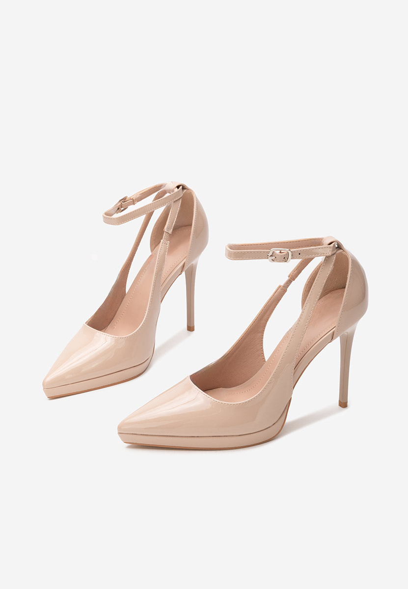 Chaussures à talon fin kaki Creona