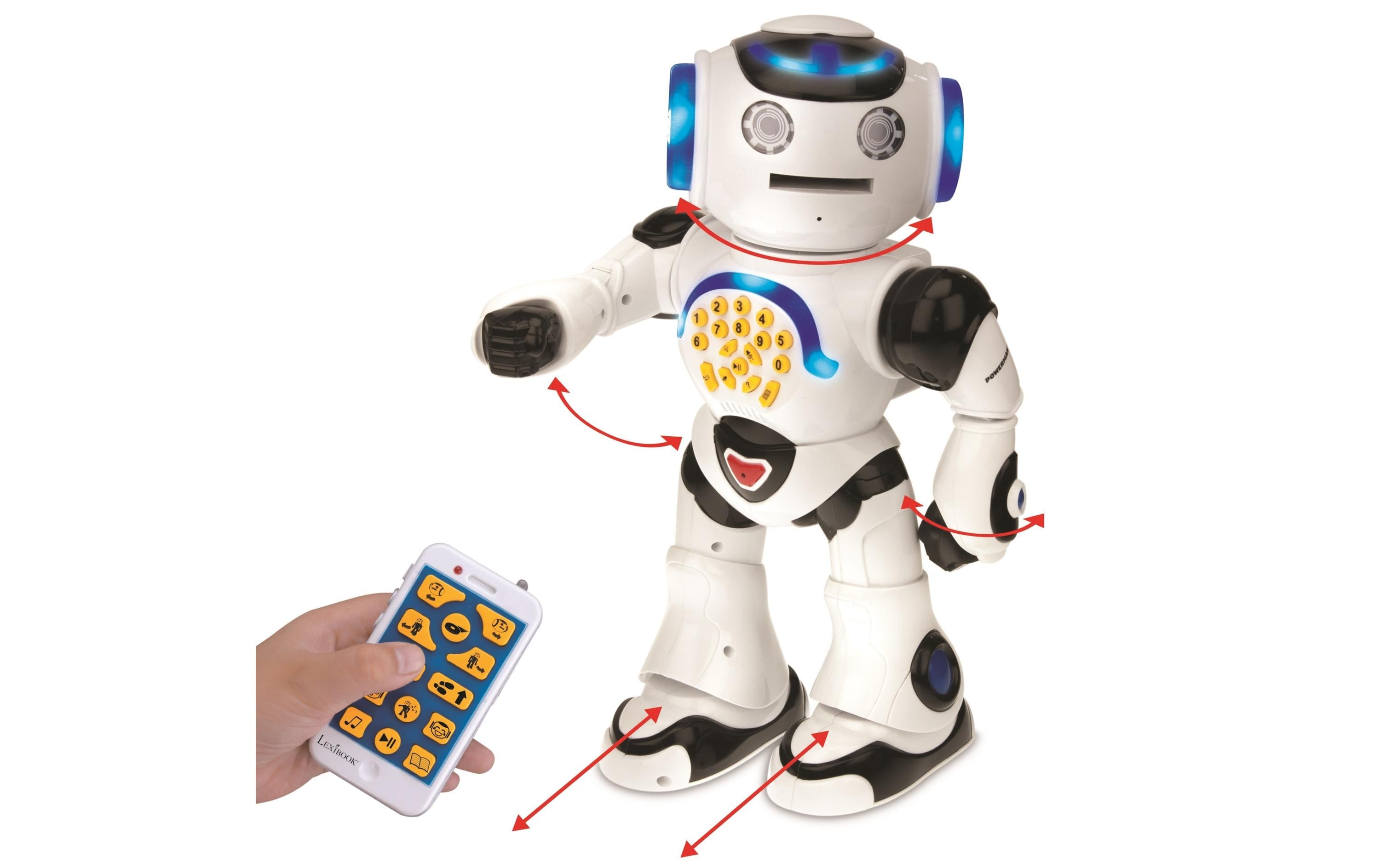 Powerman Roboter -DE-Interaktiver Roboter zum Spielen und Lernen mit Fernbedienung