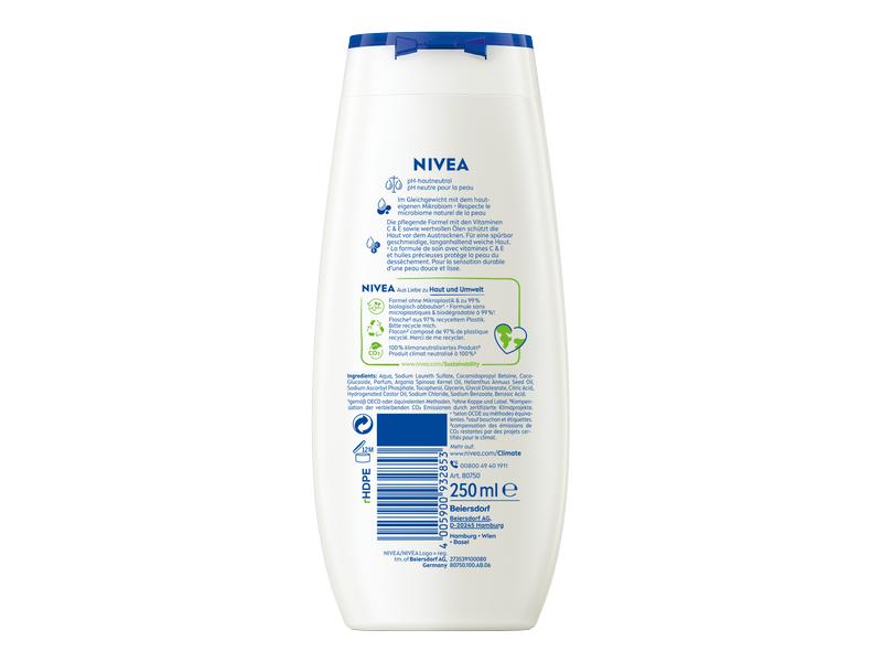 NIVEA Duschgel Diamond and Argan Oil 250 ml Pflegende und verwöhnende Cremedusche für ein sauberes Gefühl