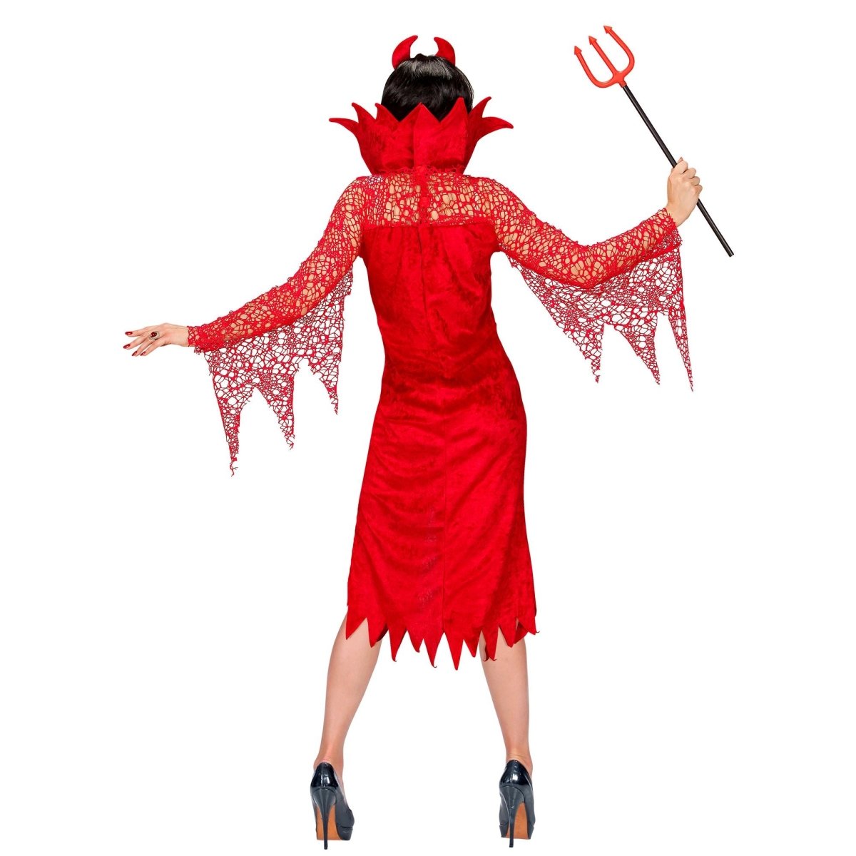 Halloween Jurk Rood Dames Duivel 2 delig