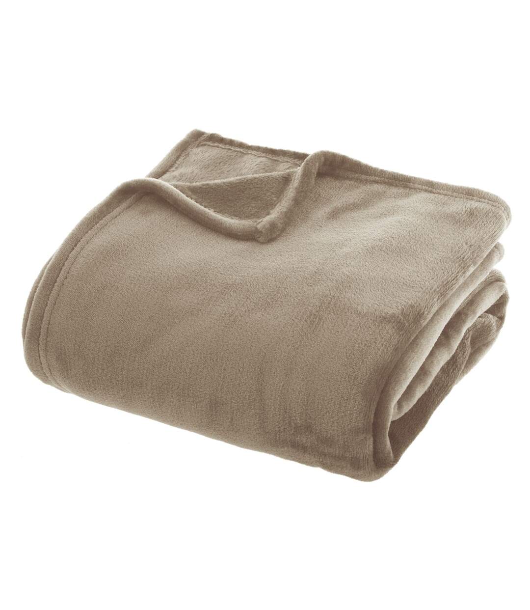 Grand Plaid en flanelle uni - 230x180 - Beige