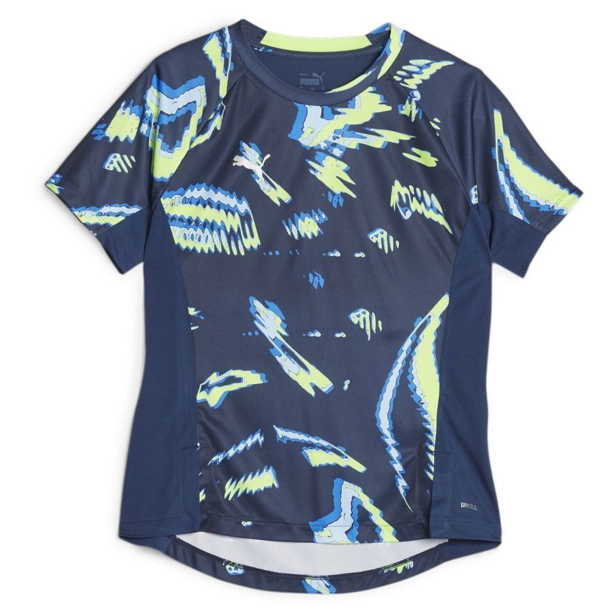 PUMA T-shirt d'Entraînement IndividualBlaze Gear Up - Persian Blue/Vert Femme