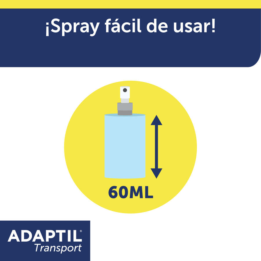 Spray calmante Adaptil Transport para cães