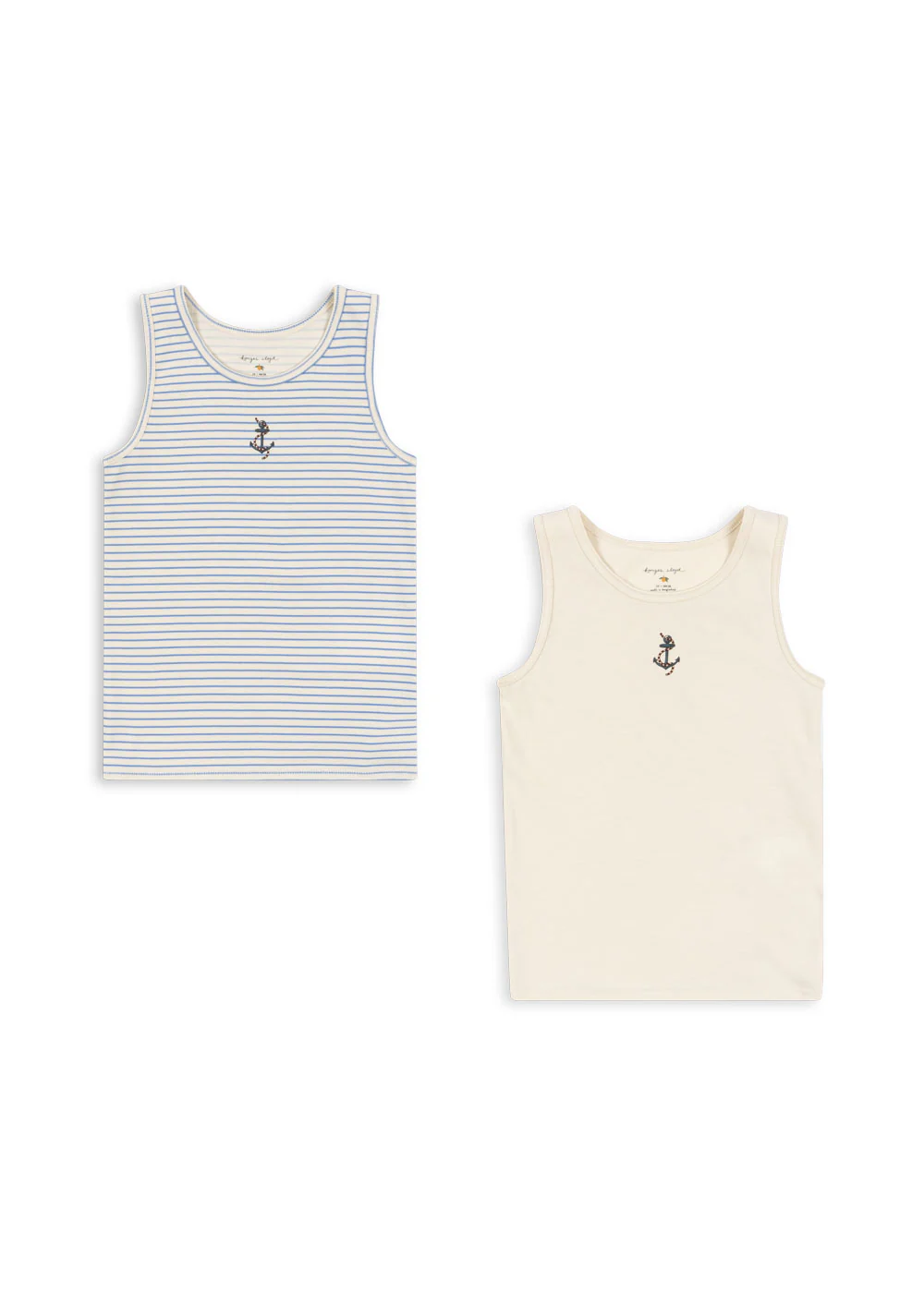 Basic 2 pak tanktop - stripe provence mix - 2Y