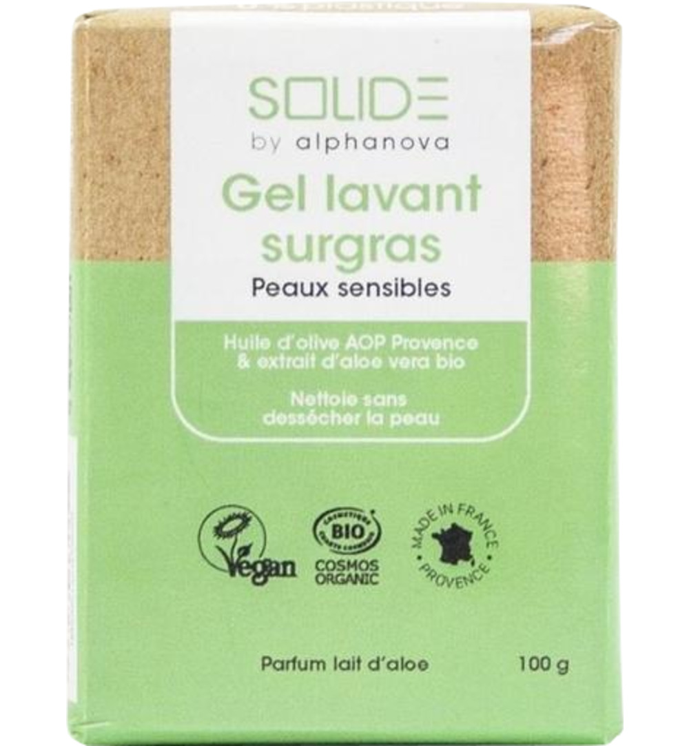 Alphanova Solide Cleansing Gel Gevoelige Huid (100 gr)