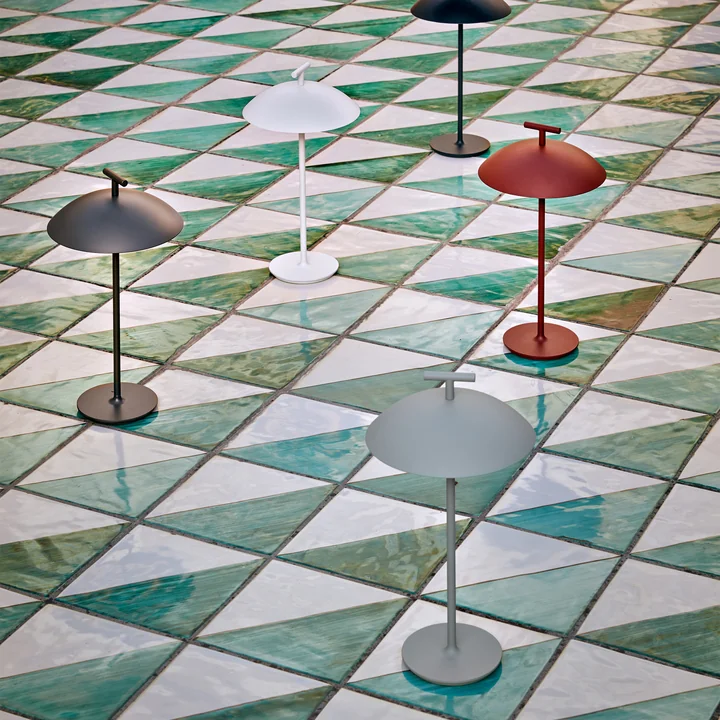 Kartell - Mini Geen-A Akku Tischleuchte, weiss