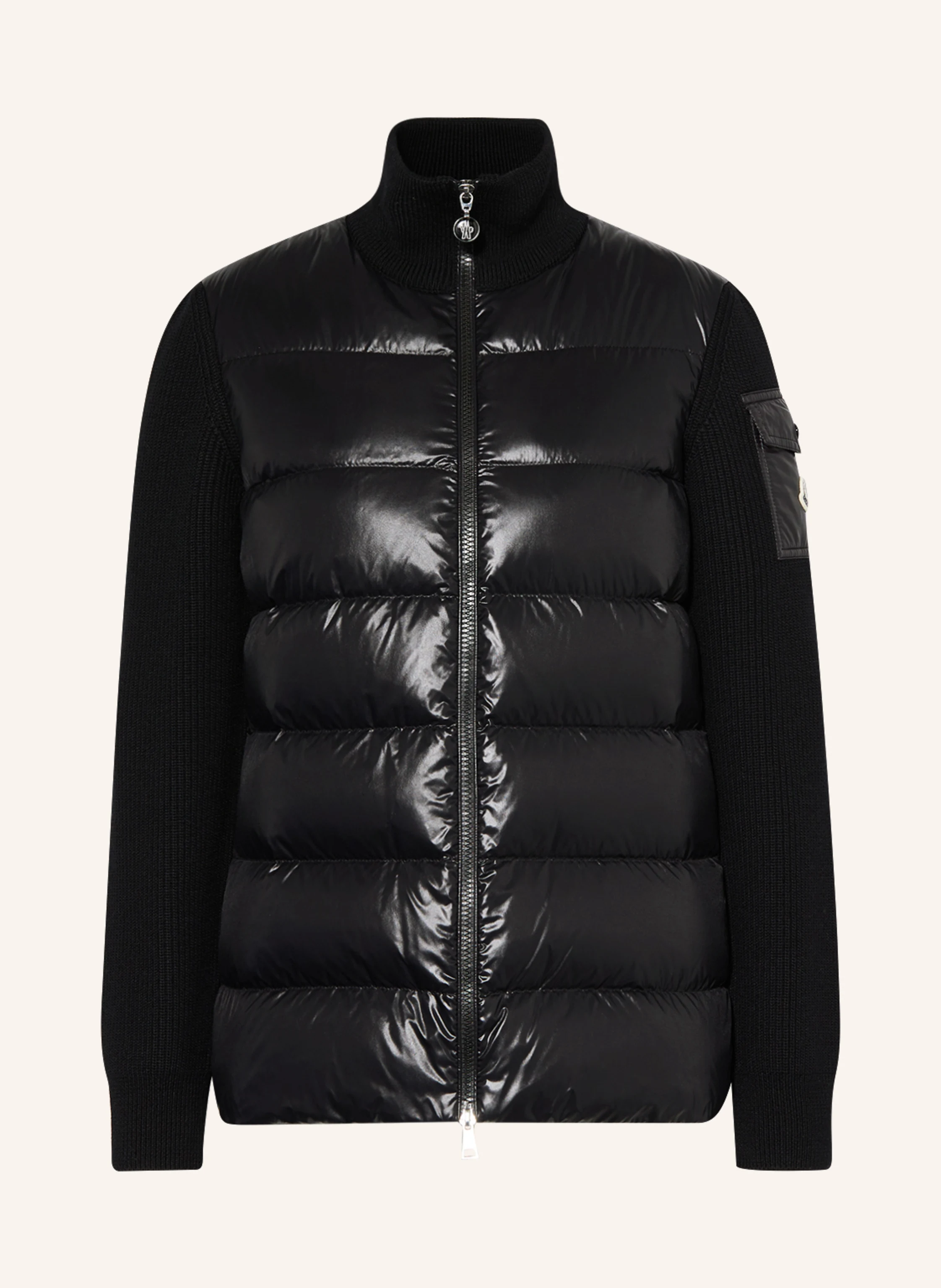 MONCLER Daunenjacke im Materialmix