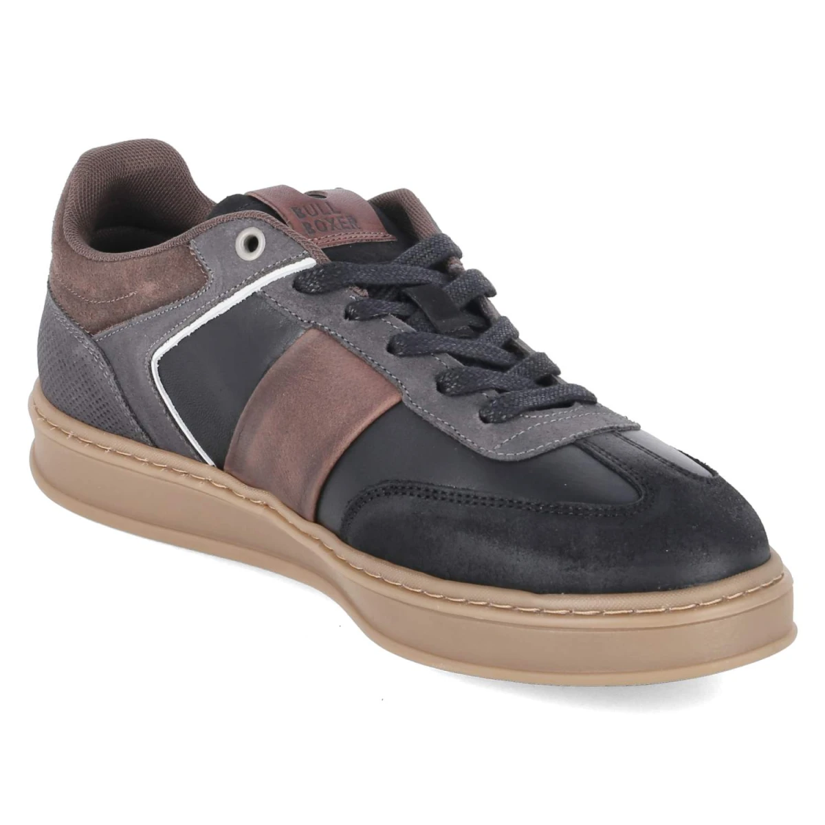 BullboxerLow Sneaker - Black-Brown