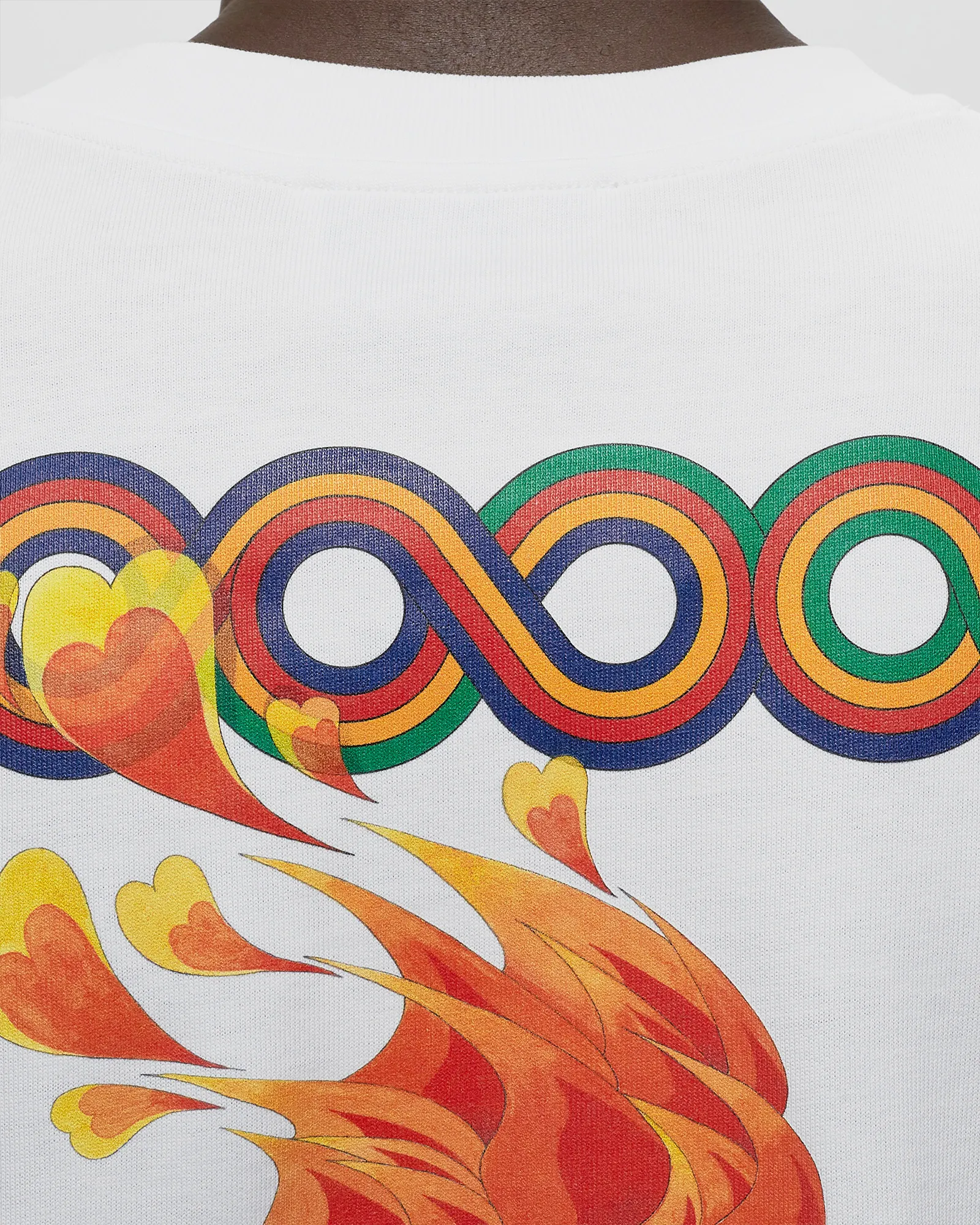 Casablanca LA FLAMME DU SPORT PRINTED T-SHIRT