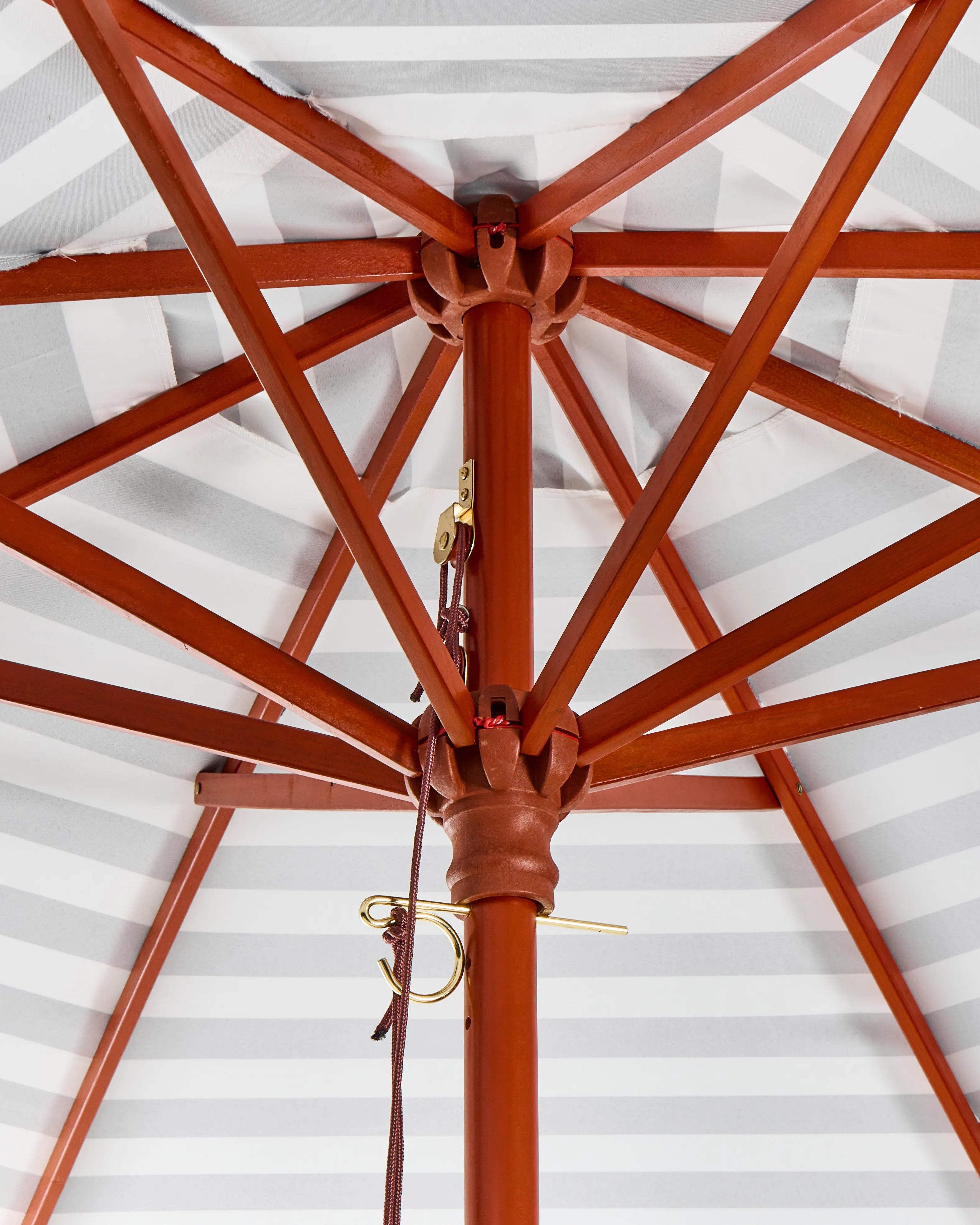 Parasol 260 cm FERENTILLO Zwart