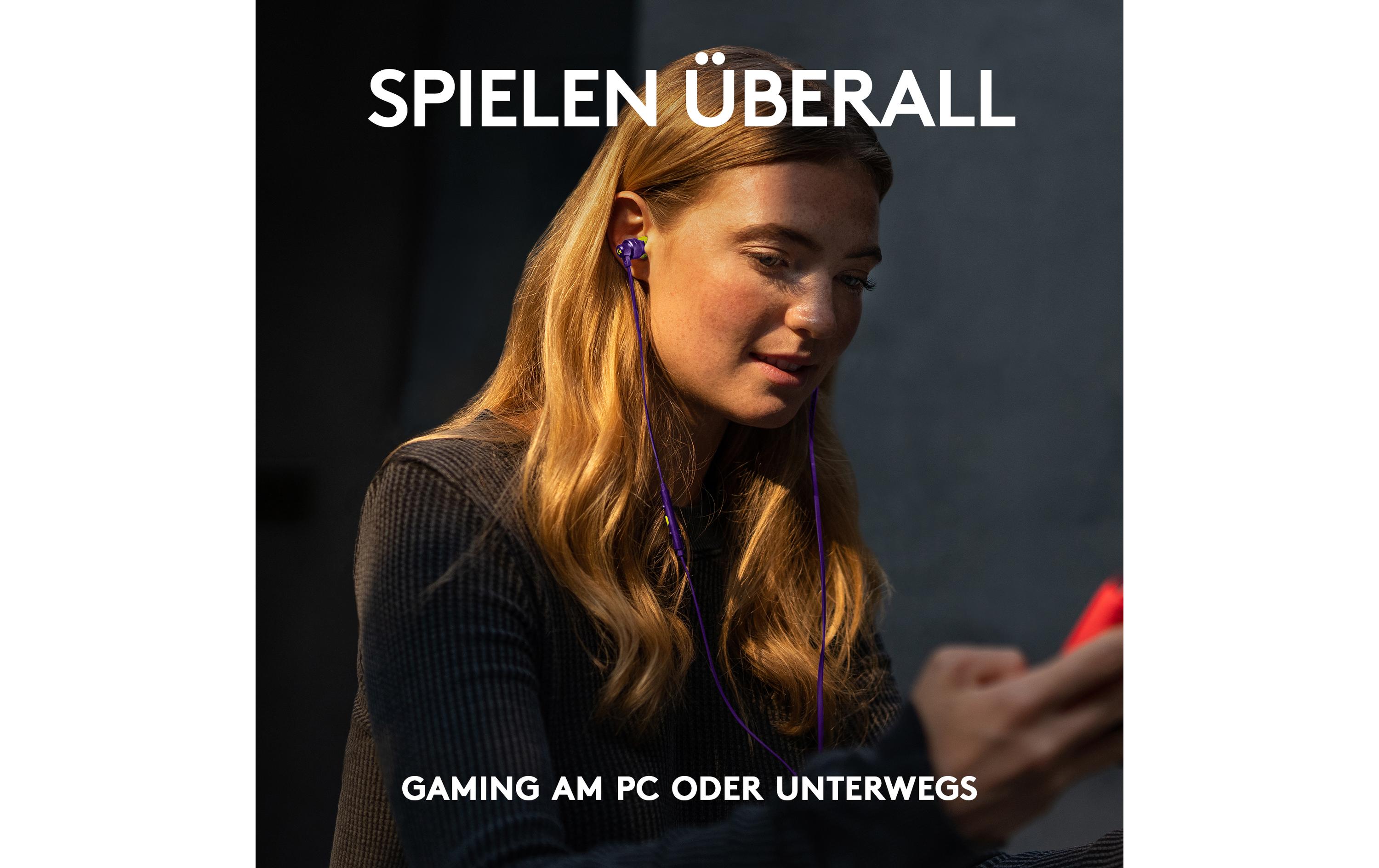 Headset G333 Gaming ViolettGaming-Ohrhörer für klare Kommunikation auf PC, Konsolen und Mobilgeräten