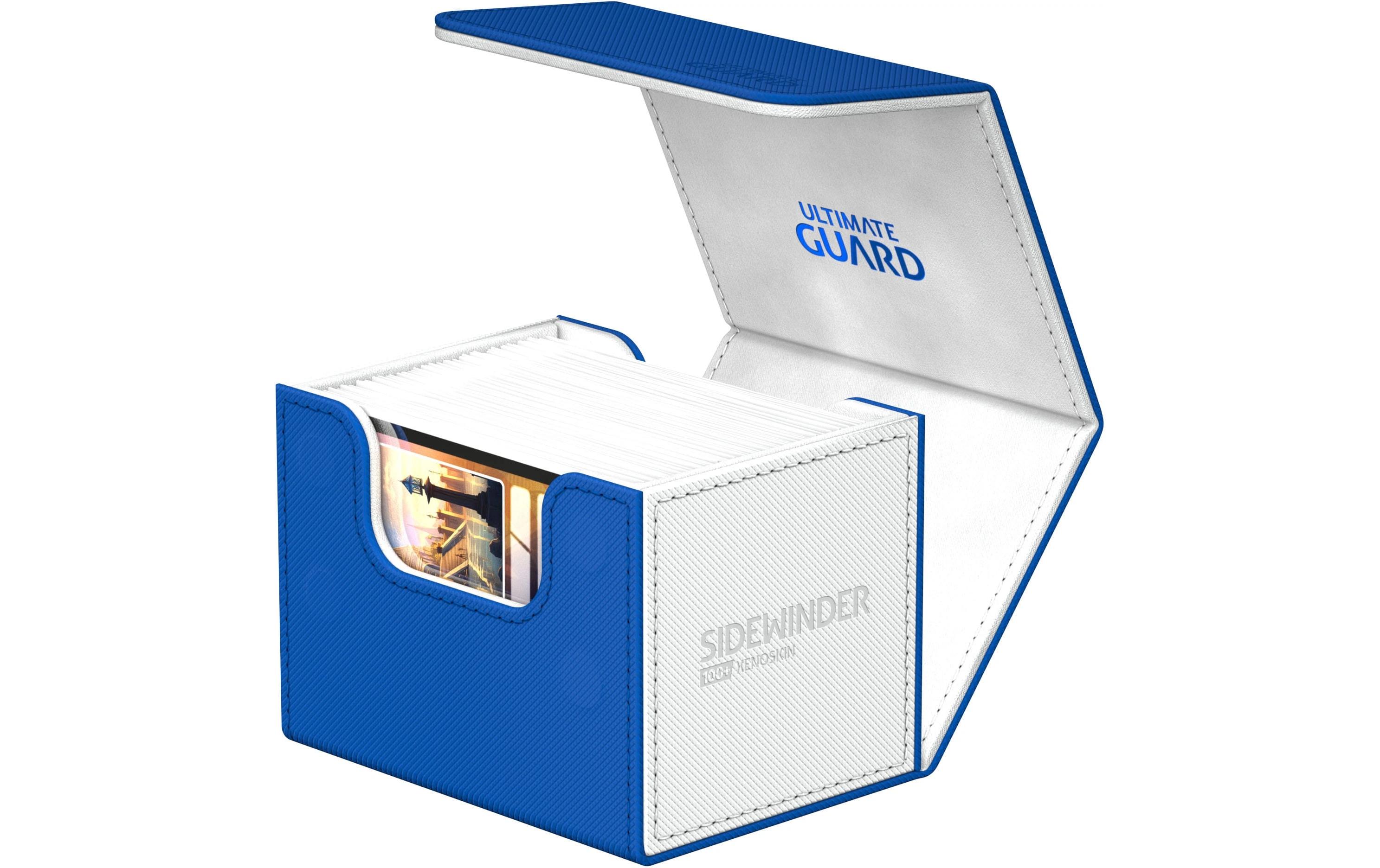 Kartenbox XenoSkin Synergy Sidewinder 100+ Blau/WeissHochwertige Box für Sammelkarten in Standardgrösse
