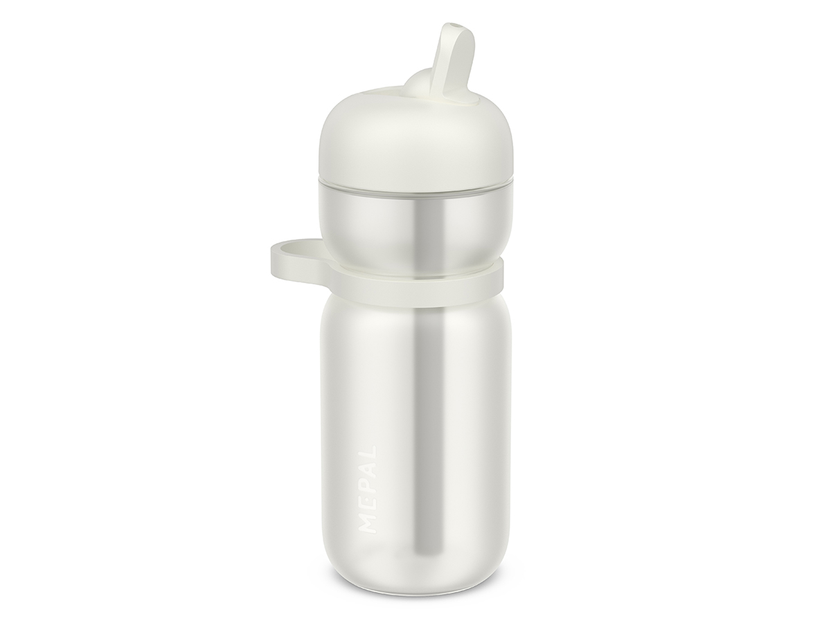 Mepal Sport Flip 600 ml drinkfles - Ceramic white