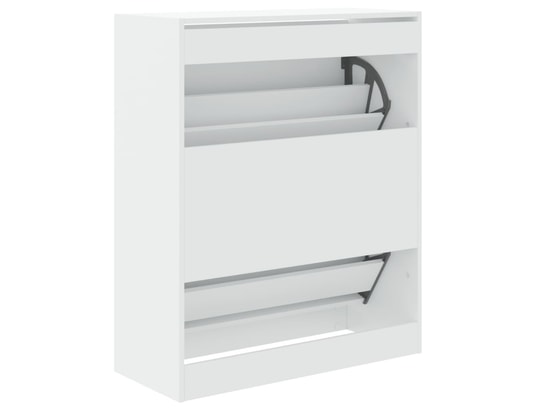 VIDAXL - Armoire à chaussures blanc 80x34x96,5 cm bois d'ingénierie