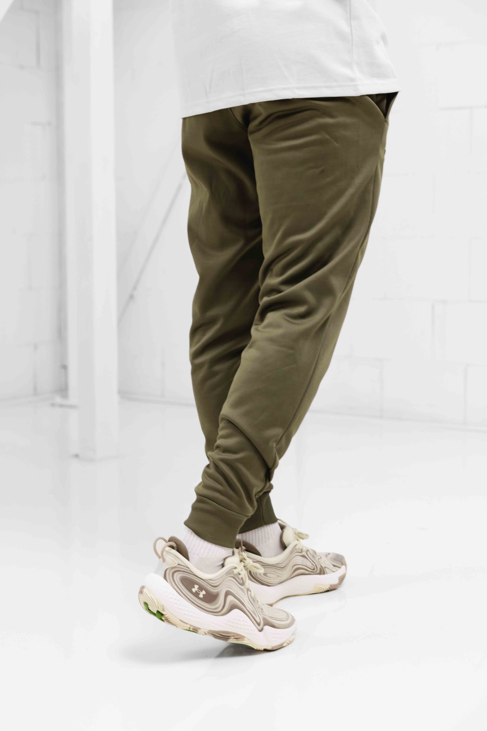 Under Armour Fleece Trainingsbroek Heren Groen
